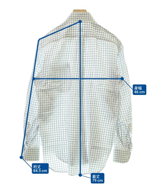 LUIGI BORRELLI（ルイジボレッリ）カジュアルシャツ 白 サイズ:39(M位) メンズ/2200620398015