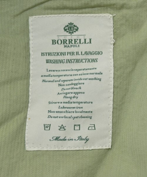 LUIGI BORRELLI（ルイジボレッリ）ショートパンツ カーキ サイズ:50(XL位) メンズ/2200680276018