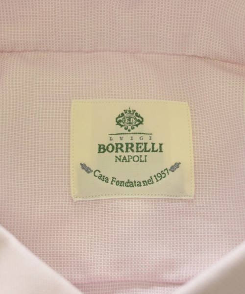 LUIGI BORRELLI（ルイジボレッリ）ドレスシャツ ピンク サイズ:41(XL位) メンズ/2200694149018