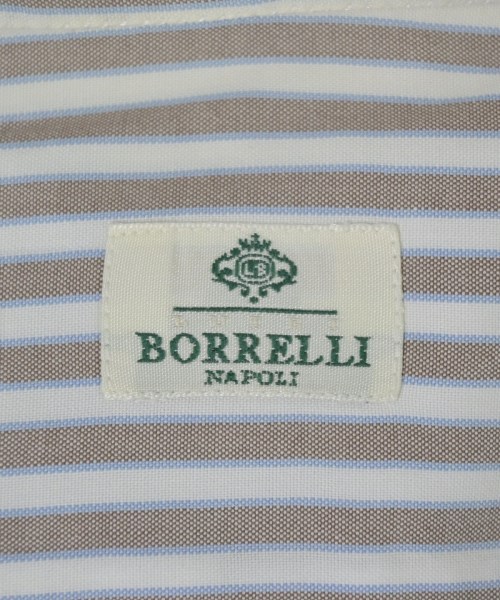 LUIGI BORRELLI（ルイジボレッリ）ドレスシャツ 茶 サイズ:37(XS位) メンズ/2200693088127