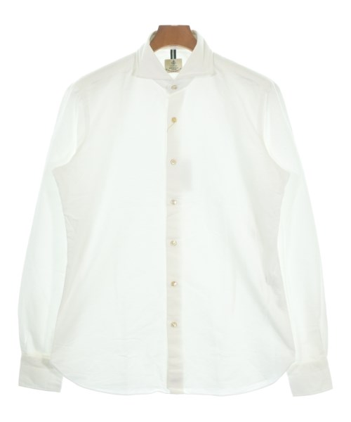 LUIGI BORRELLI(ルイジボレッリ)ドレスシャツ 白 サイズ:L/2200647726020