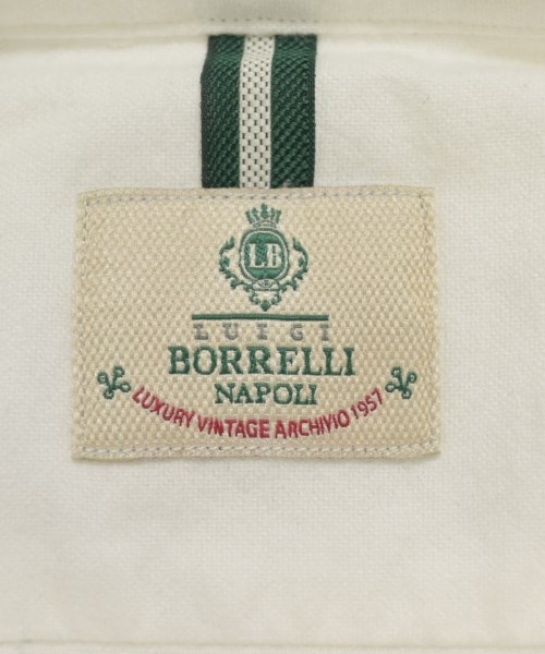 LUIGI BORRELLI（ルイジボレッリ）ドレスシャツ 白 サイズ:L メンズ/2200647726020