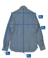 LUIGI BORRELLI（ルイジボレッリ）カジュアルシャツ 青 サイズ:M メンズ/2200648279235