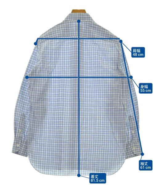 LUIGI BORRELLI（ルイジボレッリ）カジュアルシャツ 白 サイズ:15 1/2(M位) メンズ/2200661081044