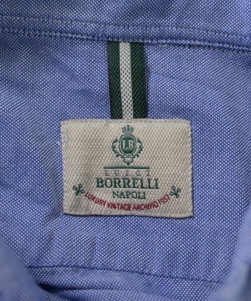 LUIGI BORRELLI（ルイジボレッリ）カジュアルシャツ 青 サイズ:S メンズ/2200647409022