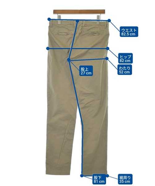 LUIGI BORRELLI（ルイジボレッリ）チノパン ベージュ サイズ:48(L位) メンズ/2200650332034