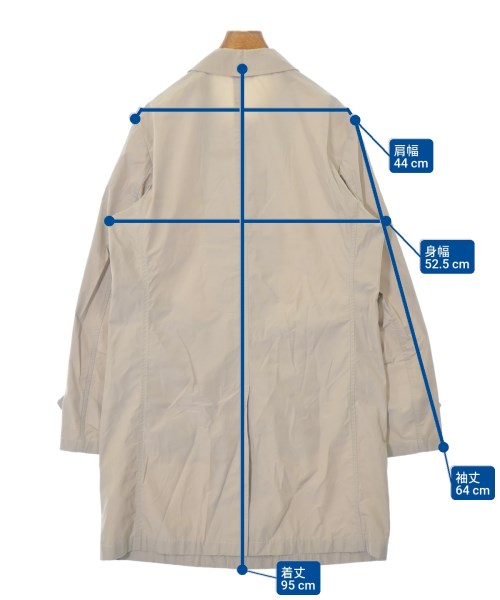 LUIGI BORRELLI（ルイジボレッリ）ステンカラーコート ベージュ サイズ:48(XXL位) レディース/2200653385013