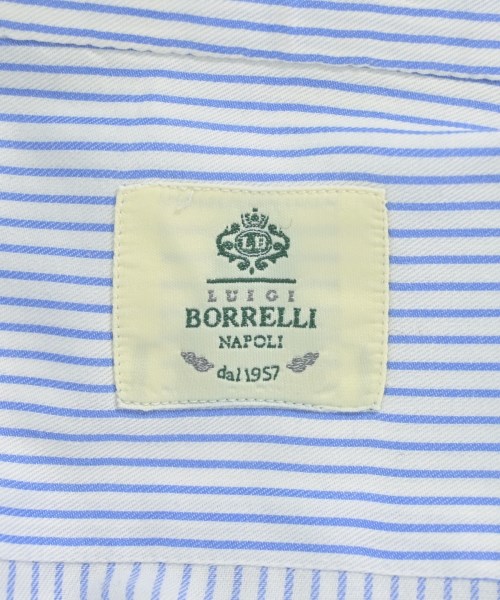 LUIGI BORRELLI（ルイジボレッリ）ドレスシャツ 青 サイズ:40(L位) メンズ/2200699316149