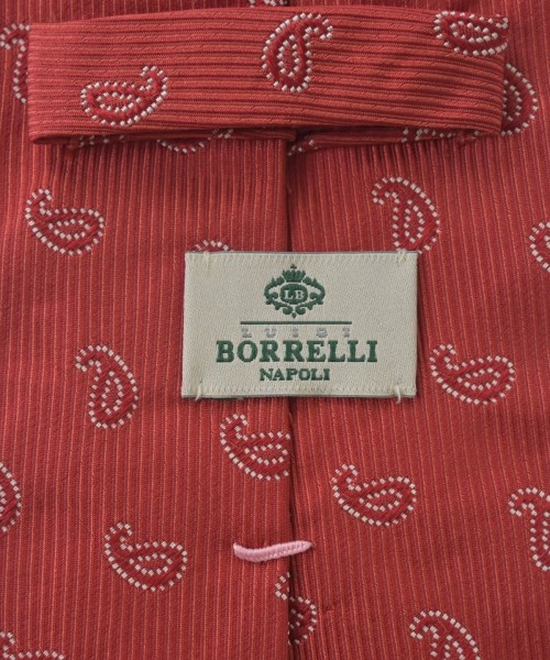 LUIGI BORRELLI（ルイジボレッリ）ネクタイ 赤 サイズ:- メンズ/2200703067302