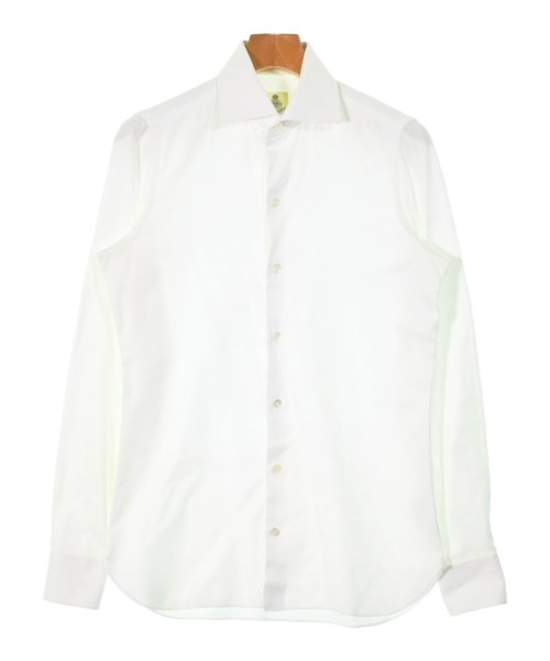 LUIGI BORRELLI(ルイジボレッリ)ドレスシャツ 白 サイズ:37(XS位)/2200662584070