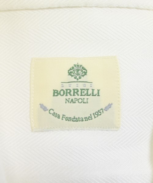LUIGI BORRELLI（ルイジボレッリ）ドレスシャツ 白 サイズ:37(XS位) メンズ/2200662584070