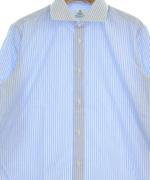 LUIGI BORRELLI（ルイジボレッリ）カジュアルシャツ 青 サイズ:17(XXL位) メンズ/2200663393022