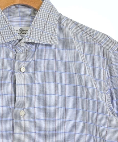 LUIGI BORRELLI（ルイジボレッリ）ドレスシャツ 青 サイズ:42(XXL位) メンズ/2200670043156