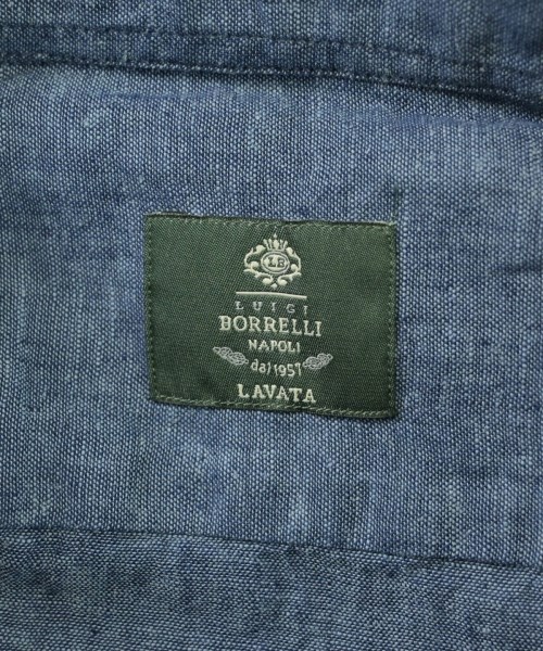 LUIGI BORRELLI（ルイジボレッリ）カジュアルシャツ 青 サイズ:XL メンズ/2200729710060