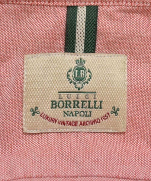 LUIGI BORRELLI（ルイジボレッリ）カジュアルシャツ ピンク サイズ:16(L位) メンズ/2200735292024