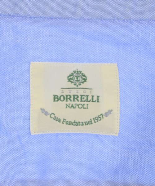 LUIGI BORRELLI（ルイジボレッリ）ドレスシャツ 青 サイズ:38(S位) メンズ/2200719646270