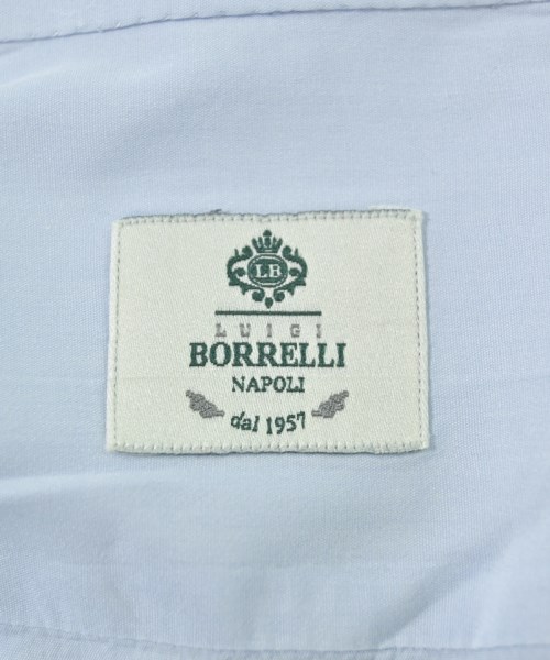 LUIGI BORRELLI（ルイジボレッリ）カジュアルシャツ 青 サイズ:37(XS位) メンズ/2200678493137
