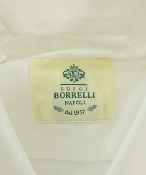 LUIGI BORRELLI（ルイジボレッリ）カジュアルシャツ 白 サイズ:37(XS位) メンズ/2200688139124