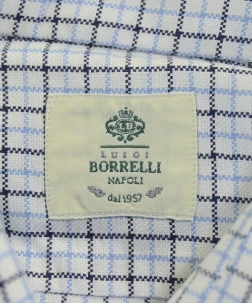 LUIGI BORRELLI（ルイジボレッリ）カジュアルシャツ 白 サイズ:41(XL位) メンズ/2200687078448