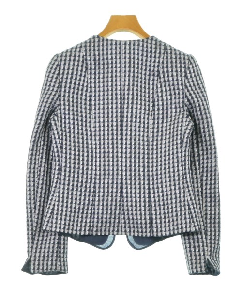 ARMANI COLLEZIONI（アルマーニコレツィオーニ）ノーカラージャケット 紺 サイズ:38(S位) レディース/2200639379074