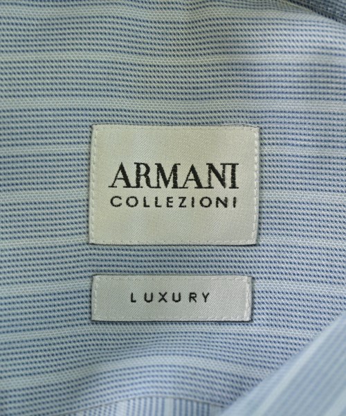 ARMANI COLLEZIONI（アルマーニコレツィオーニ）カジュアルシャツ 青 サイズ:44(XXXXL位) メンズ/2200635731050