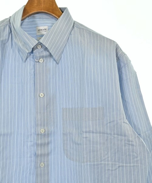 ARMANI COLLEZIONI（アルマーニコレツィオーニ）カジュアルシャツ 青 サイズ:44(XXXXL位) メンズ/2200635731050