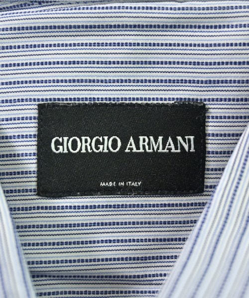 GIORGIO ARMANI（ジョルジオアルマーニ）ドレスシャツ 青 サイズ:44(XXXXL位) メンズ/2200635731081