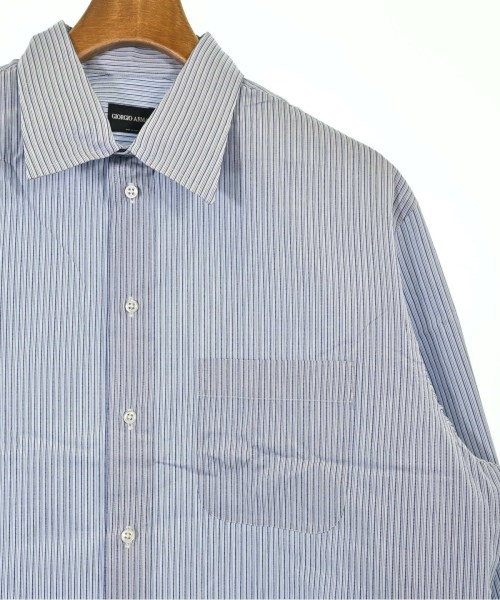 GIORGIO ARMANI（ジョルジオアルマーニ）ドレスシャツ 青 サイズ:44(XXXXL位) メンズ/2200635731081