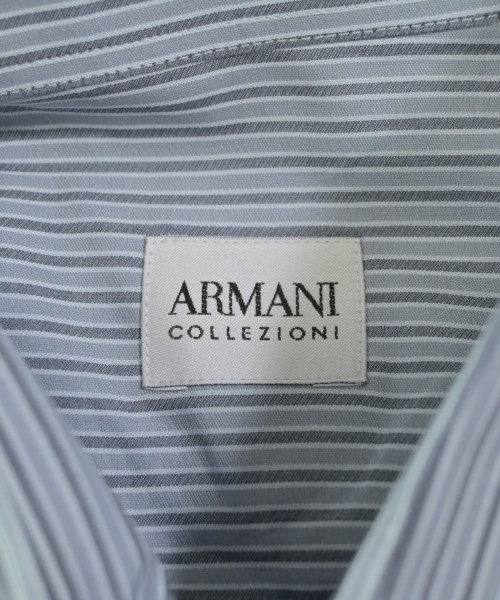 ARMANI COLLEZIONI（アルマーニコレツィオーニ）ドレスシャツ 青 サイズ:43(XXXL位) メンズ/2200635731098