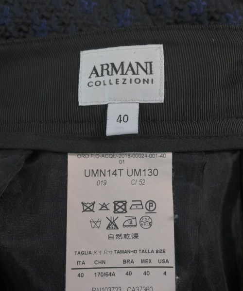 ARMANI COLLEZIONI（アルマーニコレツィオーニ）ひざ丈スカート 黒 サイズ:40(M位) レディース/2200637669023