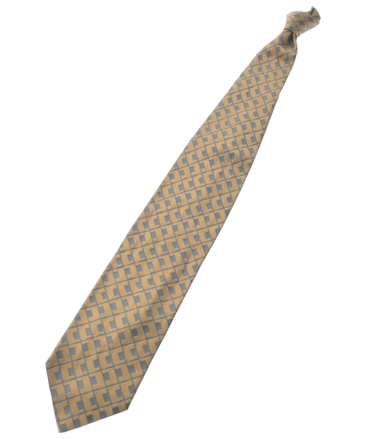 アルマーニコレッツォーニ　新品未使用タグ付き　コーデュロイ　ベージュ　54 ARMANI COLLEZIONI（アルマーニコレツィオーニ）ネクタイ ベージュ