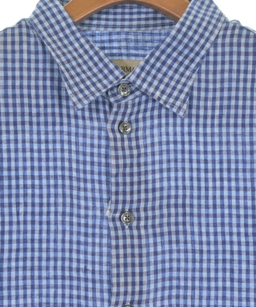 ARMANI COLLEZIONI（アルマーニコレツィオーニ）カジュアルシャツ 青 サイズ:XL メンズ/2200643622043