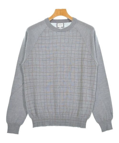 ARMANI COLLEZIONI(アルマーニコレツィオーニ)ニット・セーター グレー サイズ:48(L位)/2200644343015