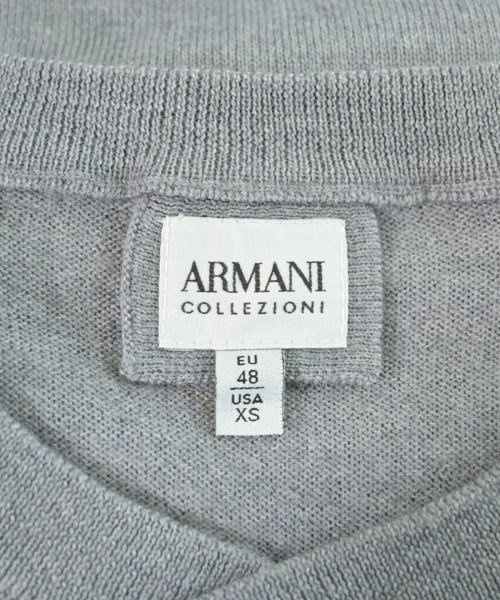 ARMANI COLLEZIONI（アルマーニコレツィオーニ）ニット・セーター グレー サイズ:48(L位) メンズ/2200644343015
