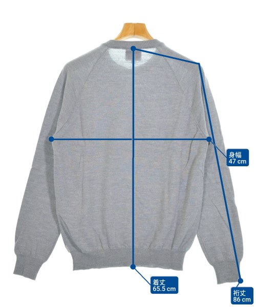 ARMANI COLLEZIONI（アルマーニコレツィオーニ）ニット・セーター グレー サイズ:48(L位) メンズ/2200644343015