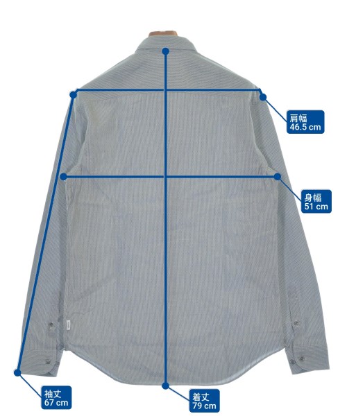 ARMANI COLLEZIONI（アルマーニコレツィオーニ）カジュアルシャツ グレー サイズ:M メンズ/2200612003019