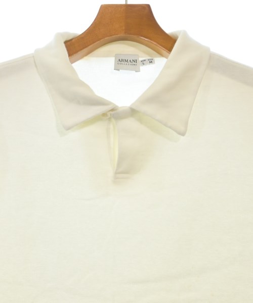 ARMANI COLLEZIONI（アルマーニコレツィオーニ）ポロシャツ 白 サイズ:L メンズ/2200612722033