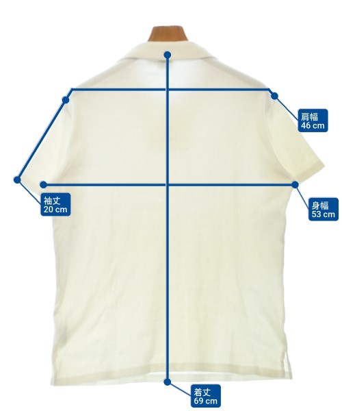 ARMANI COLLEZIONI（アルマーニコレツィオーニ）ポロシャツ 白 サイズ:L メンズ/2200612722033