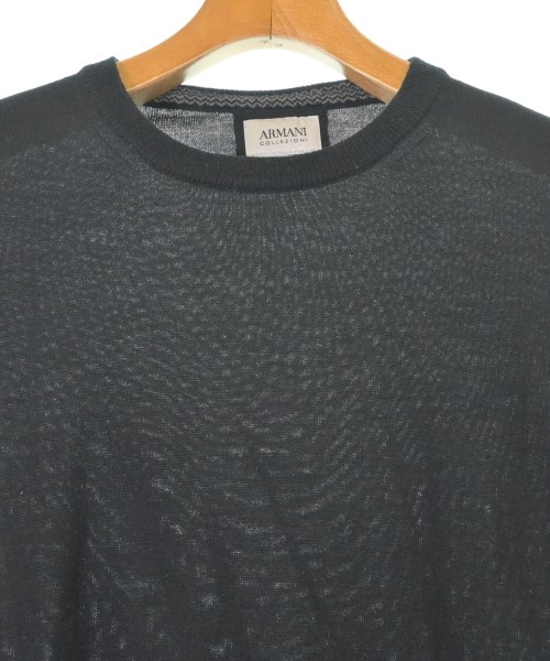 ARMANI COLLEZIONI（アルマーニコレツィオーニ）ニット・セーター 黒 サイズ:48(L位) メンズ/2200614950069