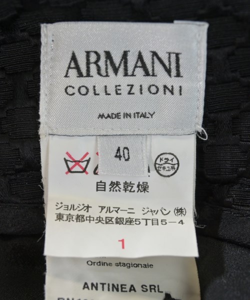 ARMANI COLLEZIONI（アルマーニコレツィオーニ）ひざ丈スカート 黒 サイズ:40(M位) レディース/2200617489054