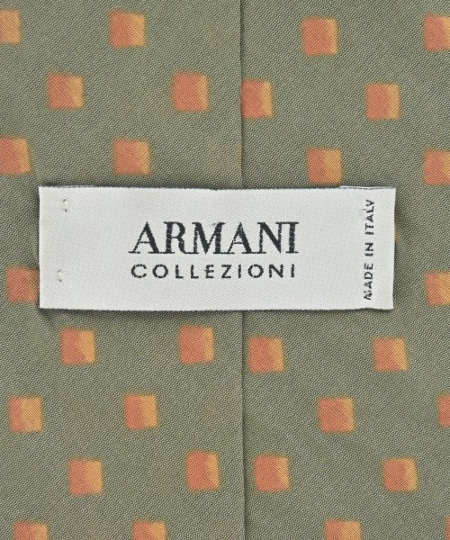 ARMANI COLLEZIONI（アルマーニコレツィオーニ）ネクタイ カーキ サイズ:- メンズ/2200612660311