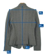 ARMANI COLLEZIONI（アルマーニコレツィオーニ）テーラードジャケット グレー サイズ:38(S位) レディース/2200669012088
