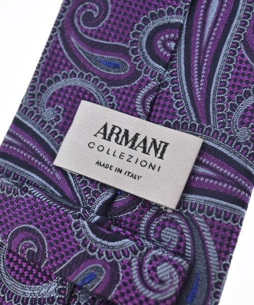 ARMANI COLLEZIONI（アルマーニコレツィオーニ）ネクタイ 紫 サイズ:- メンズ/2200674717183