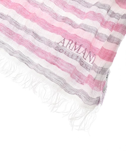 ARMANI COLLEZIONI（アルマーニコレツィオーニ）ストール ピンク サイズ:- レディース/2200676149135