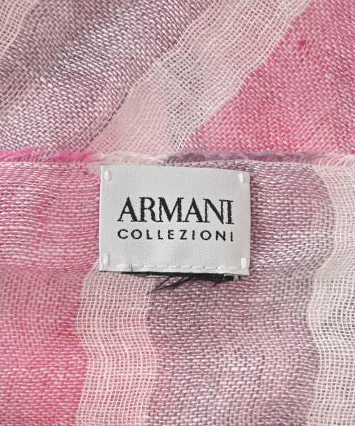 ARMANI COLLEZIONI（アルマーニコレツィオーニ）ストール ピンク サイズ:- レディース/2200676149135