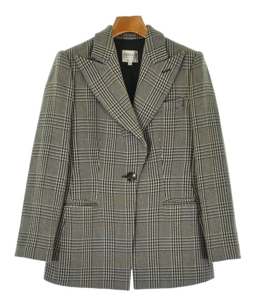 ARMANI COLLEZIONI(アルマーニコレツィオーニ)テーラードジャケット 黒 サイズ:38(S位)/2200679672029