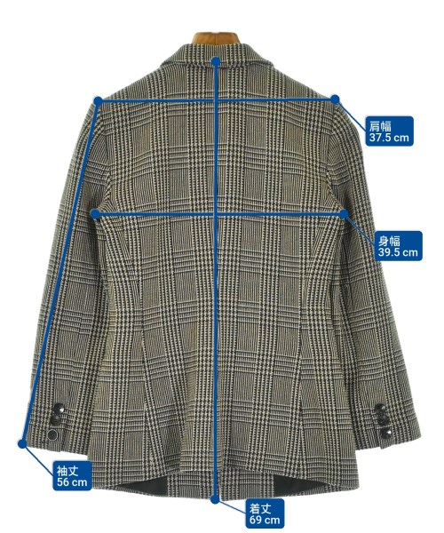 ARMANI COLLEZIONI（アルマーニコレツィオーニ）テーラードジャケット 黒 サイズ:38(S位) レディース/2200679672029