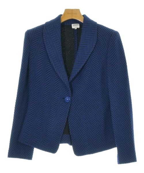 ARMANI COLLEZIONI(アルマーニコレツィオーニ)テーラードジャケット 青 サイズ:38(S位)/2200677907147