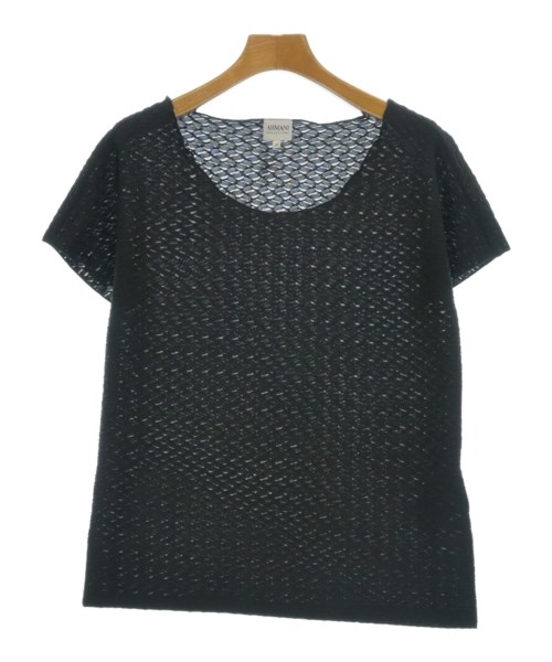 ARMANI COLLEZIONI(アルマーニコレツィオーニ)Tシャツ・カットソー 黒 サイズ:40(M位)/2200677871080