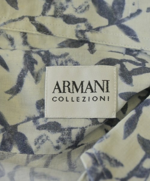 ARMANI COLLEZIONI（アルマーニコレツィオーニ）カジュアルシャツ 白 サイズ:M メンズ/2200697527172